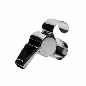 Select Domarvissla i metall med fingergrepp – silver