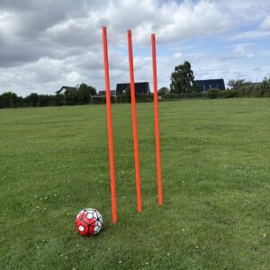 3 st Freeplay Brottfria slalomstolpar med jordspett – 160 cm