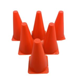 6 st Freeplay Markerings- och sportkoner 23 cm – Orange