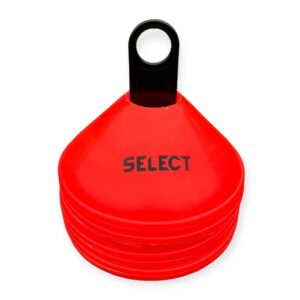 12 st Select XL PRO fotbollströjor med hållare – Orange