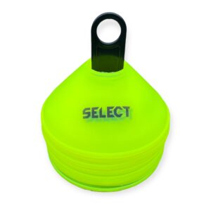 12 st Select XL PRO fotbollströjor med hållare – Gul