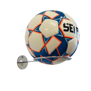 1 st fotbollshållare ORGANIZER i stål – krom