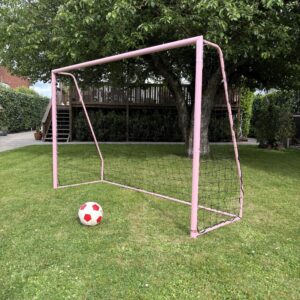 Fotbollsmål 240 x 160 cm Freeplay Elite Talento Girl – Galvaniserat rosa stål