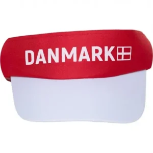 Roligan tenniskeps – Danmark – röd-vit