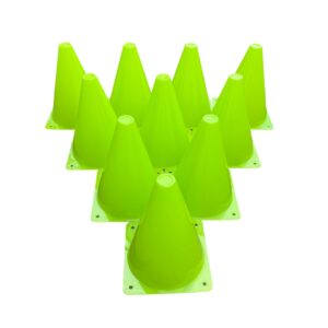 10 st Freeplay Markerings- och sportkon 18 cm – Grön