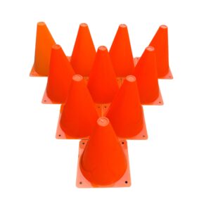10 st Freeplay Markerings- och sportkoner 18 cm – Orange