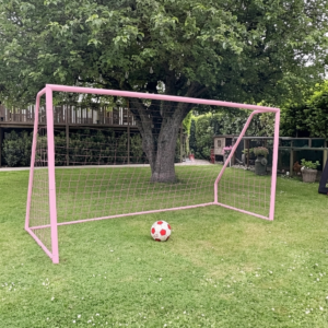 Fotbollsmål 300 x 150 cm Freeplay Elite Talento Girl – Galvaniserat rosa stål