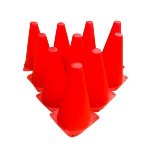 10 st Freeplay Markerings- och sportkon 23 cm – röd