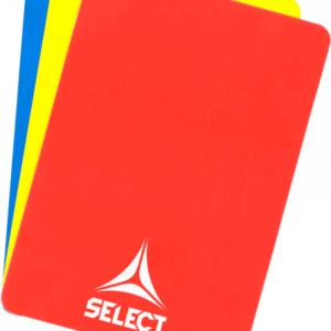 Select domarkort i rött, gult och blått V23 – 1 set