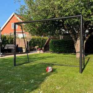 Fotbollsmål 300 x 200 cm Freeplay Elite Pro – Galvaniserat svart stål
