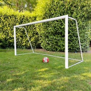 Fotbollsmål 300 x 150 cm Freeplay Elite Pro – Vitt galvaniserat stål