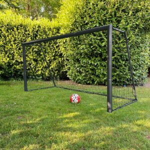Fotbollsmål 300 x 150 cm Freeplay Elite Pro – Galvaniserat svart stål