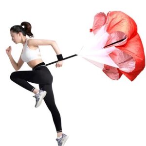 Freeplay Sport Fallskärm för löpning 145x145 cm – Röd