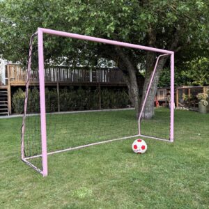 Fotbollsmål 300 x 200 cm Freeplay Elite Talento Girl – Galvaniserat rosa stål