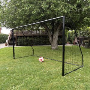 Fotbollsmål 300 x 150 cm Freeplay Elite Talento  – Galvaniserat svart stål
