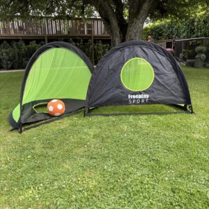 2 st Freeplay FlashGoal Pop Up-fotbollsmål 116 x 82 cm