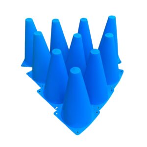 10 st Freeplay Markerings- och sportkon 23 cm – Blå